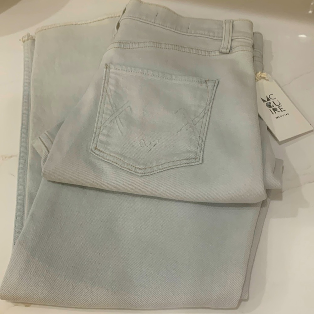 New McGuire High Waisted Vintage Slim Jeans Size 31